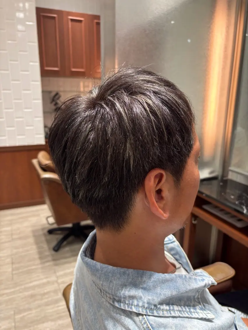 カラー メンズ 大家 ののかのヘアスタイル