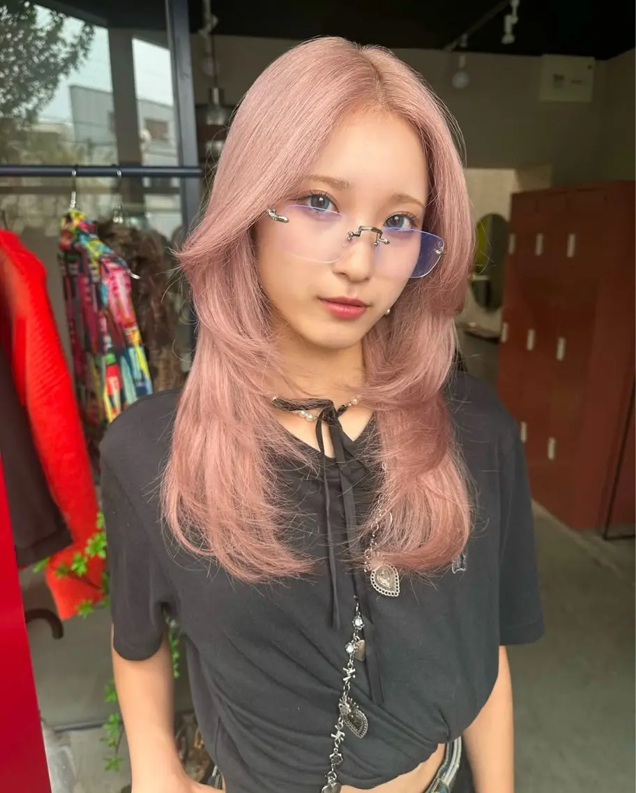 カラー 🌙ヘーゼルベージュ レイヤーカット🌙のヘアスタイル