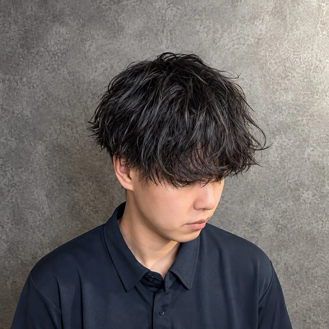 〔✨️ミニモ限定✨️〕メンズカット+シャドウパーマ（owl心斎橋初めてご利用の方限定）の写真