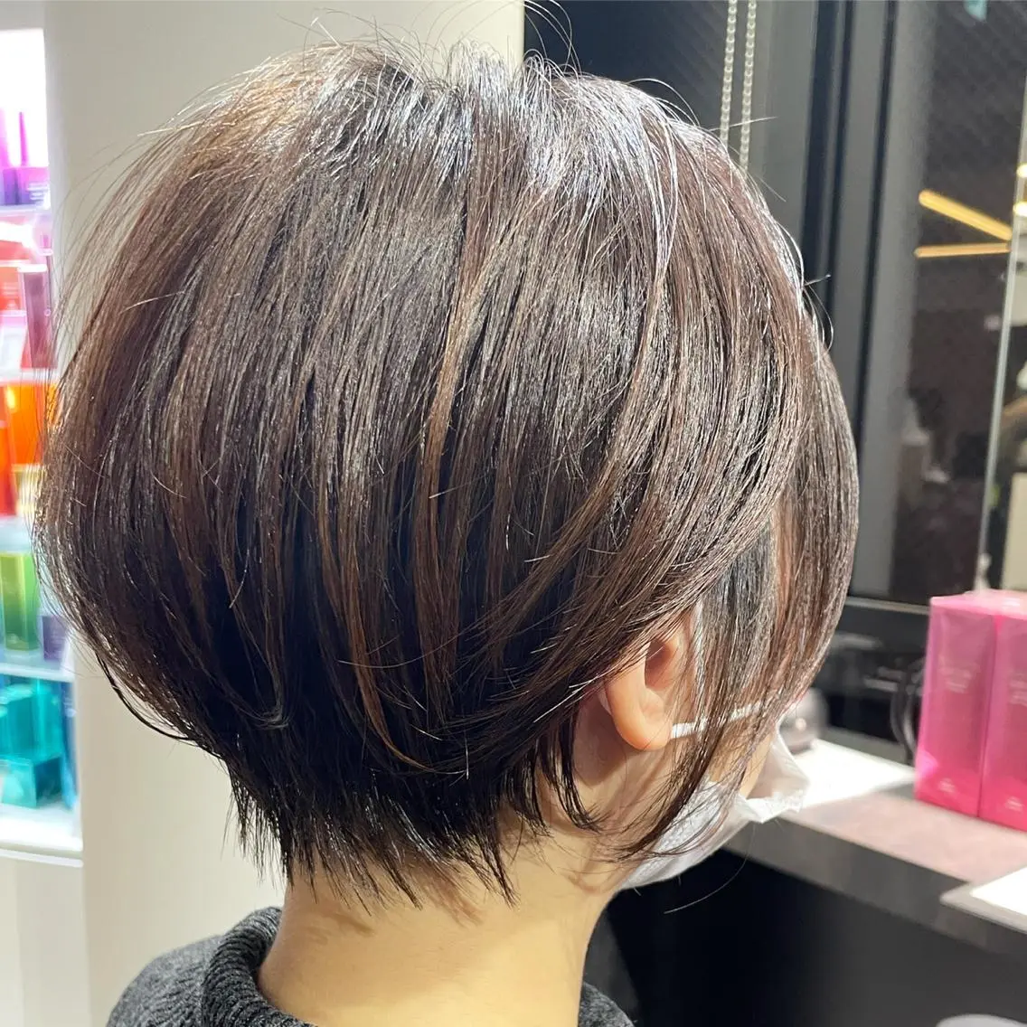 ショート ショートヘア ショート/脱白髪染め ☆宇﨑悠実のヘアスタイル