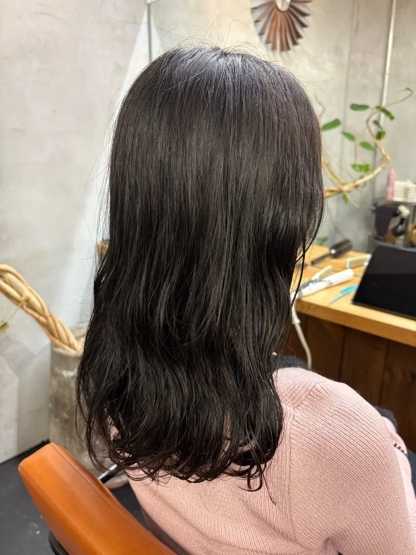 セミロング セミロングパーマ 🍳しながわ はるか🍳のヘアスタイル