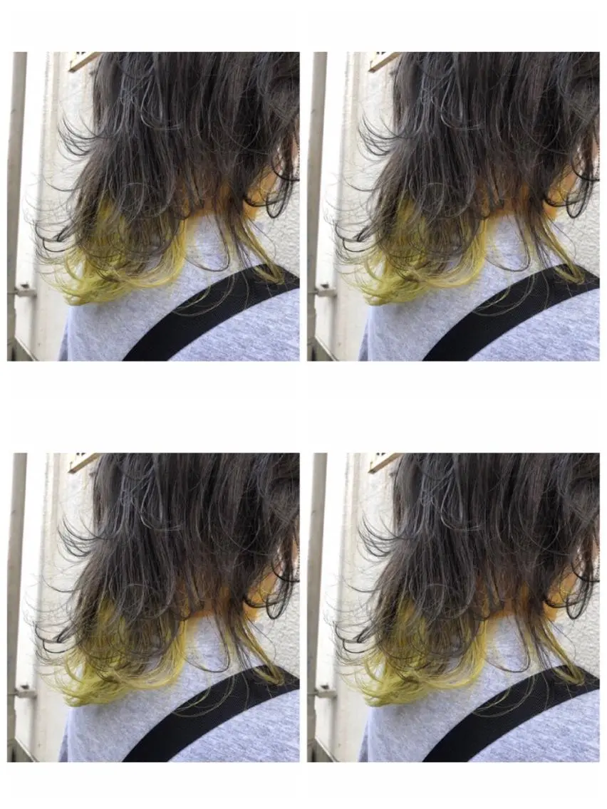 【すぐ予約OK⭐️】カット&ダブルカラー（インナーカラー）の写真