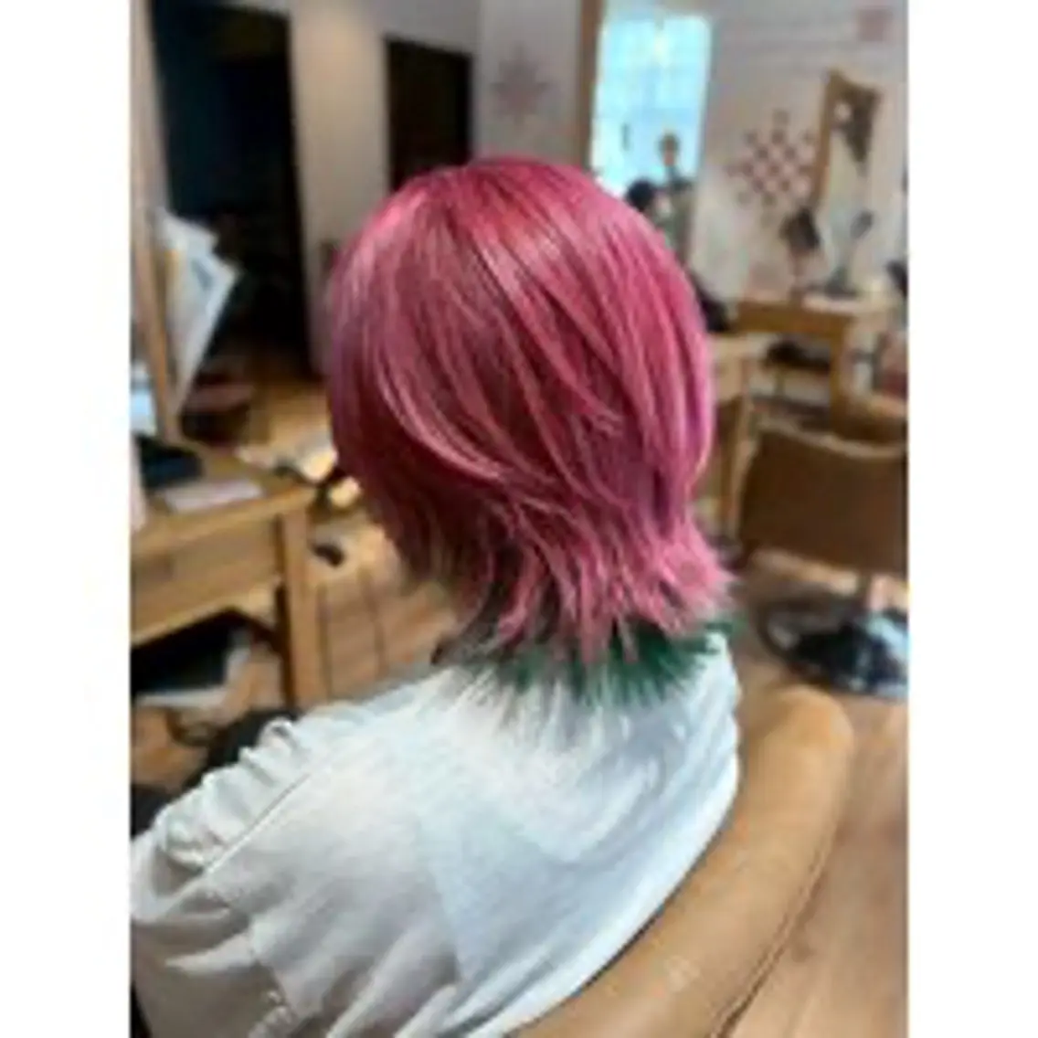 ミディアム カット ヘアカラー メンズモデル🫧 高口小春のヘアスタイル