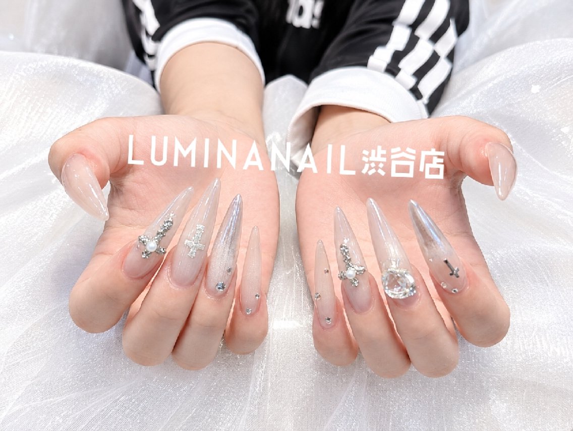 ロング LUMINA NAIL渋谷店のネイルデザイン