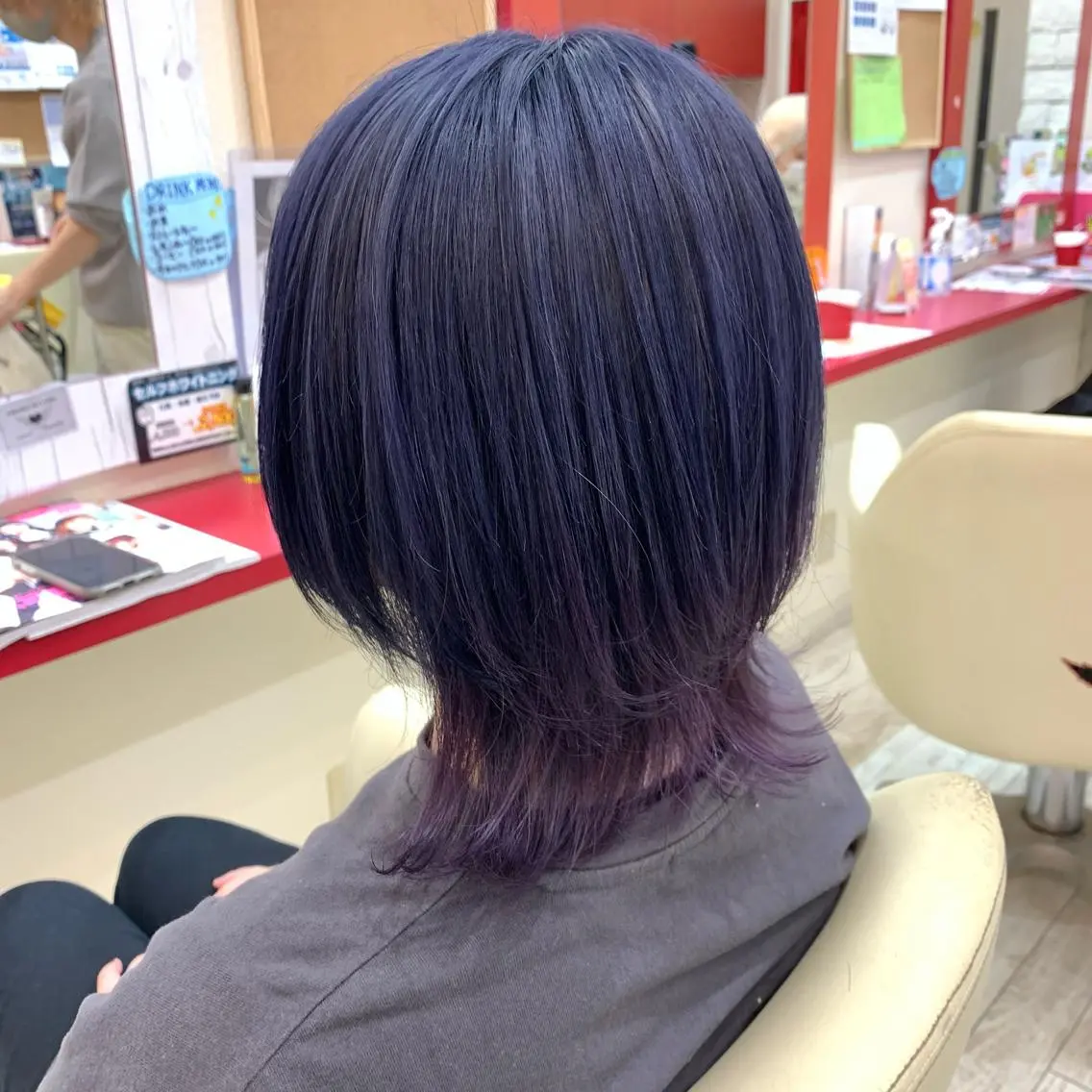 ミディアム カラー 櫻井 なんなのヘアスタイル