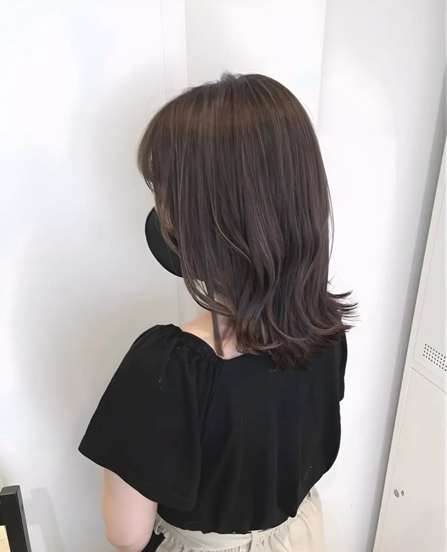 ミディアム カラー 透明感カラー ヘアカラー 山下/高田馬場 /美髪/透明感カラーのヘアスタイル