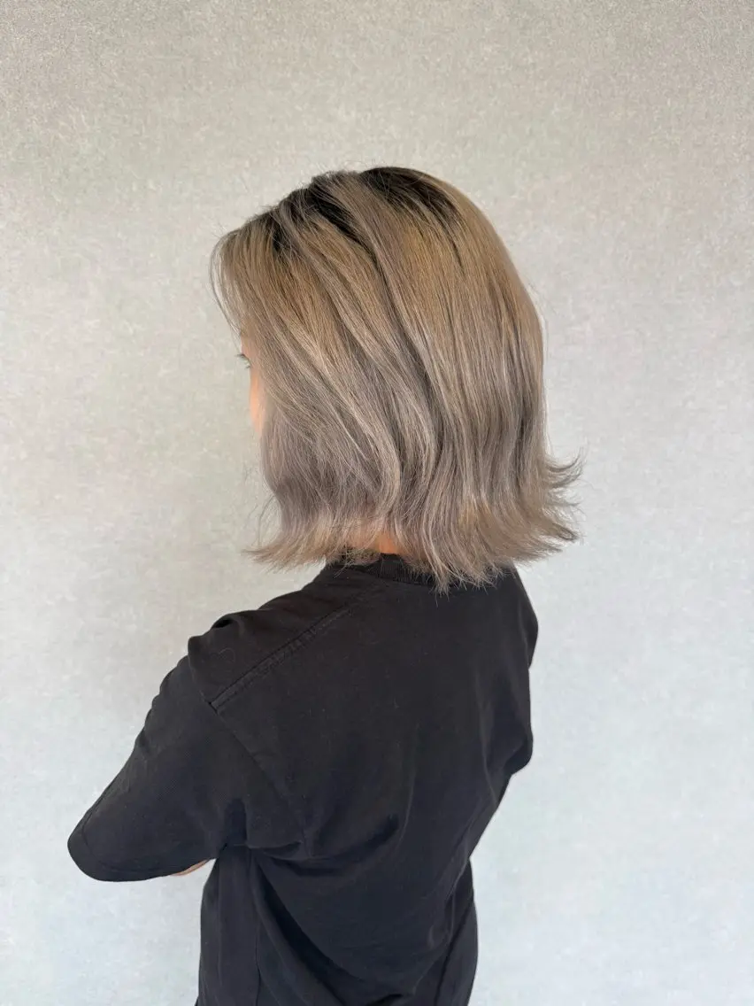 セミロング カット ヘアカラー トリートメント 髪質改善⚡️カラー 🍀武久 誠🍀のヘアスタイル