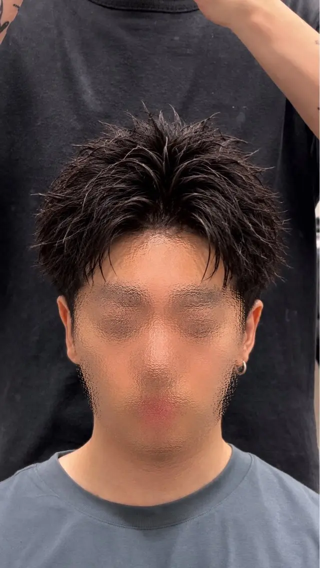 ショート カット メンズ特化／短髪 石飛皓平のヘアスタイル