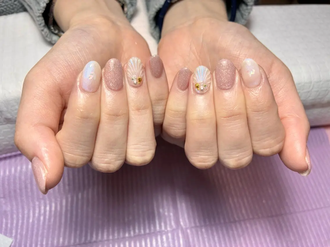 ネイル Ocean nail パラジェル 取扱い店のネイルデザイン