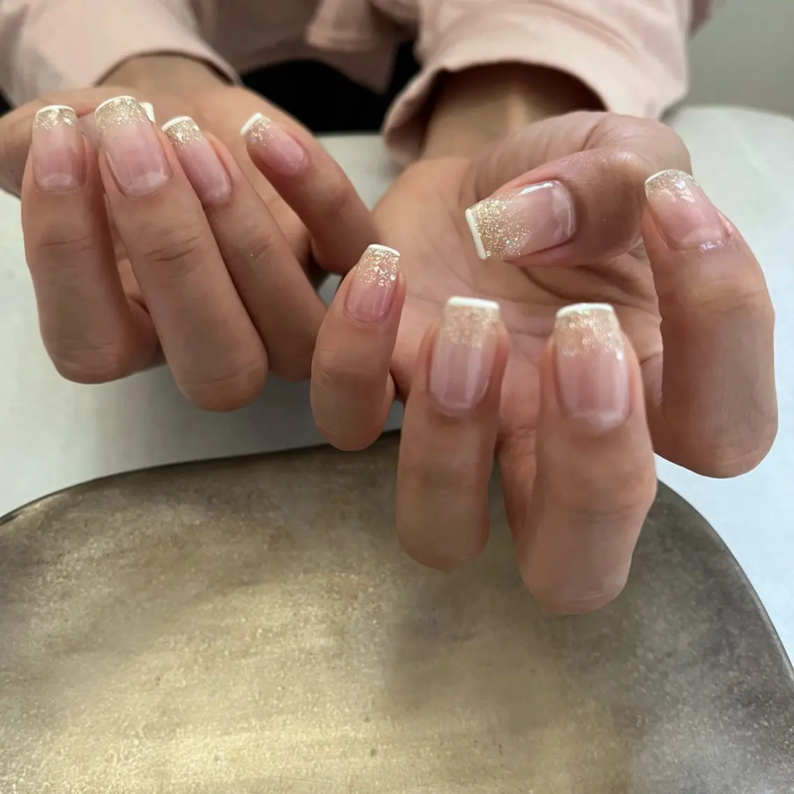ネイル フレンチネイル K Aのネイルデザイン