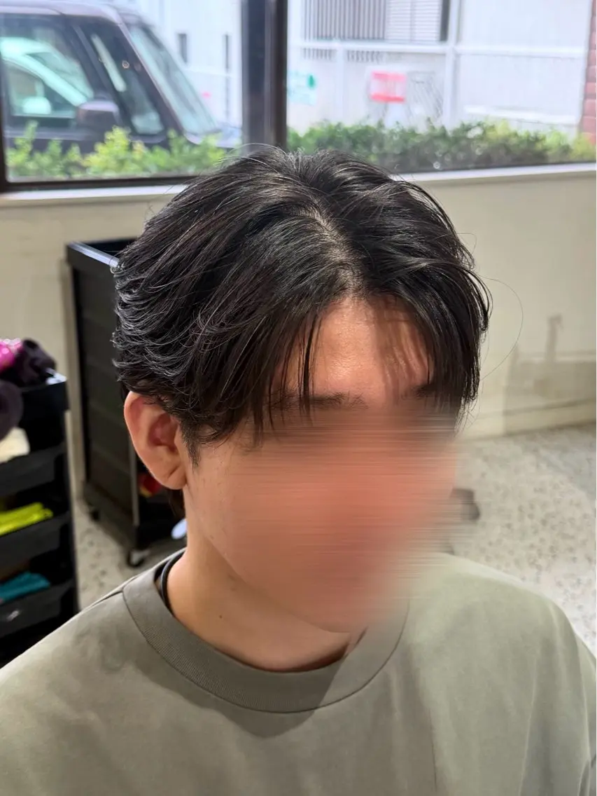 ショート メンズ センターパート みさき SAN .by celiloのヘアスタイル