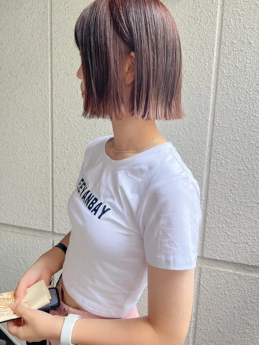 ショート カラー カラーパティシエ facce🌼ikoのヘアスタイル