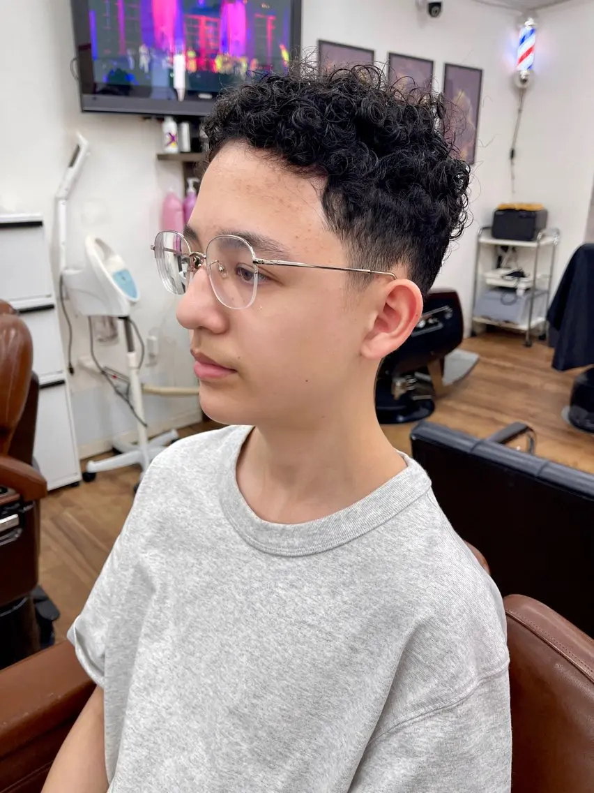 メンズ カット 女性理容師 黒岩　さちのヘアスタイル
