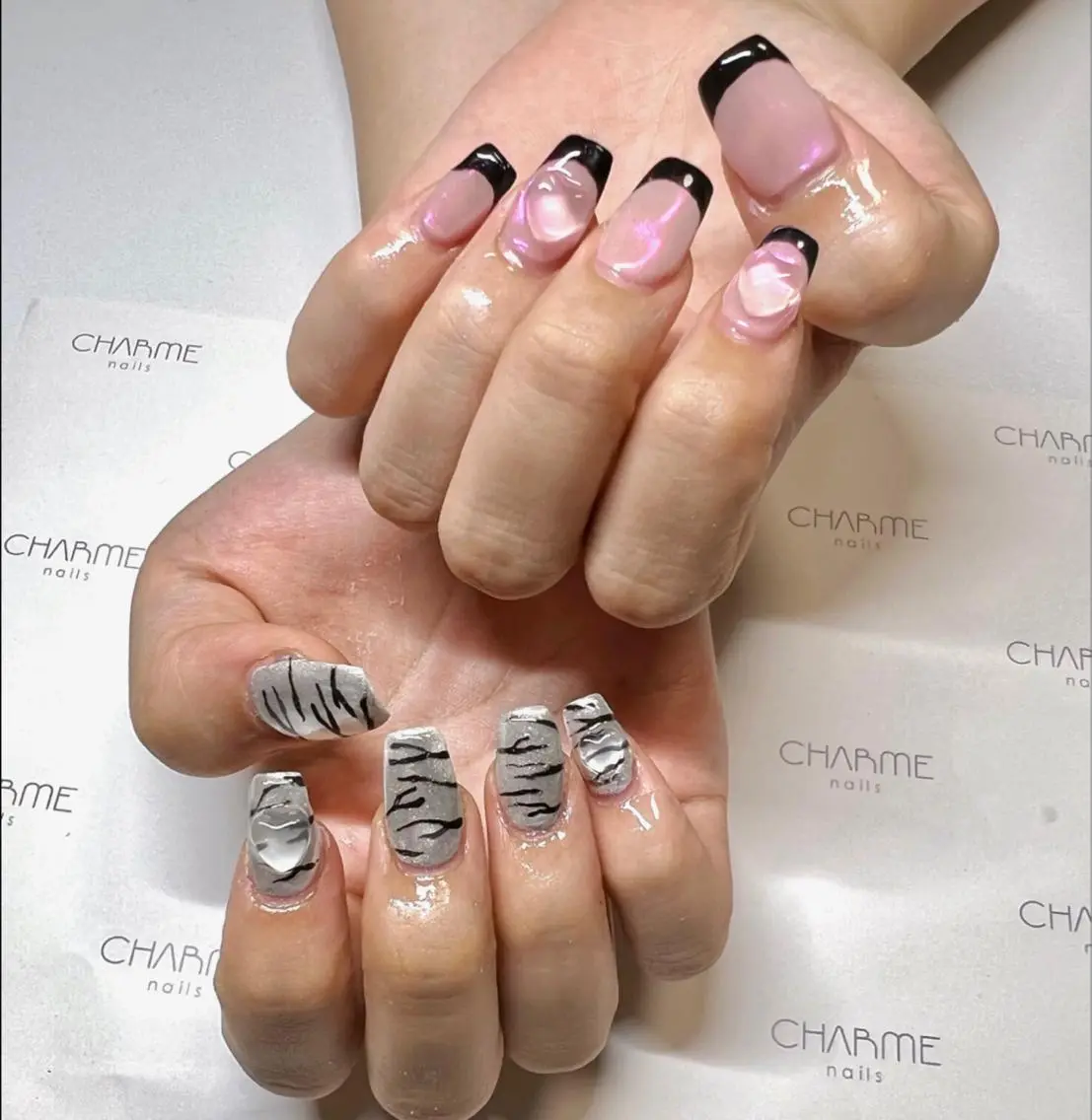 ネイル ハンドネイル CHARME 🤎〔RINA〕のネイルデザイン