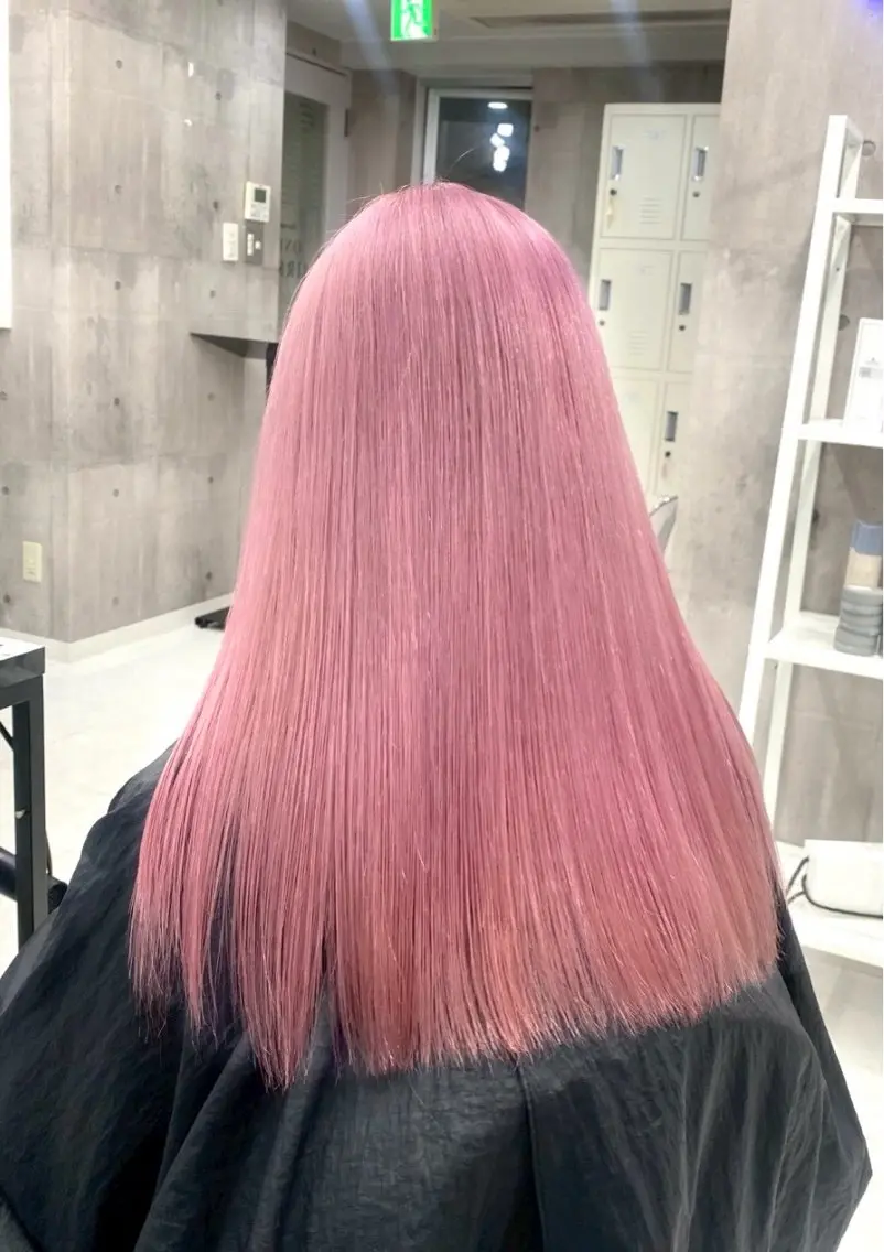 カラー 【🦋ハイトーンリタ ッチ🦋】ENAのヘアスタイル