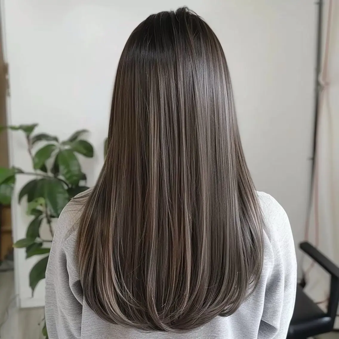ロング カラー パーマ ヘアアレンジ メンズ キッズ カット ヘアカラー EnBlesS西宮 マンツーマン神道有基のヘアスタイル
