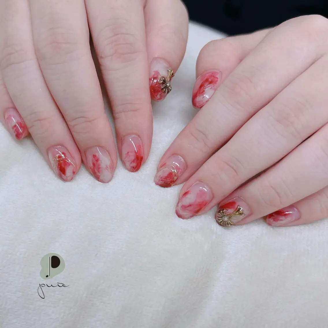 ネイル アートネイル ジェルネイル ニュアンスネイル ハンドネイル Nail salon puu kyotoのネイルデザイン