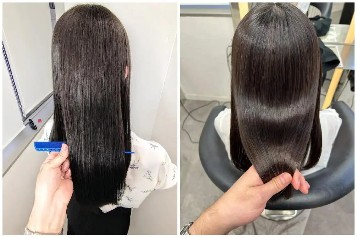 セミロング ケアカラー ボブ 髪質改善 縮毛矯正 トリートメント 🌹艶ボブの達人🌹 SYOHEIのヘアスタイル