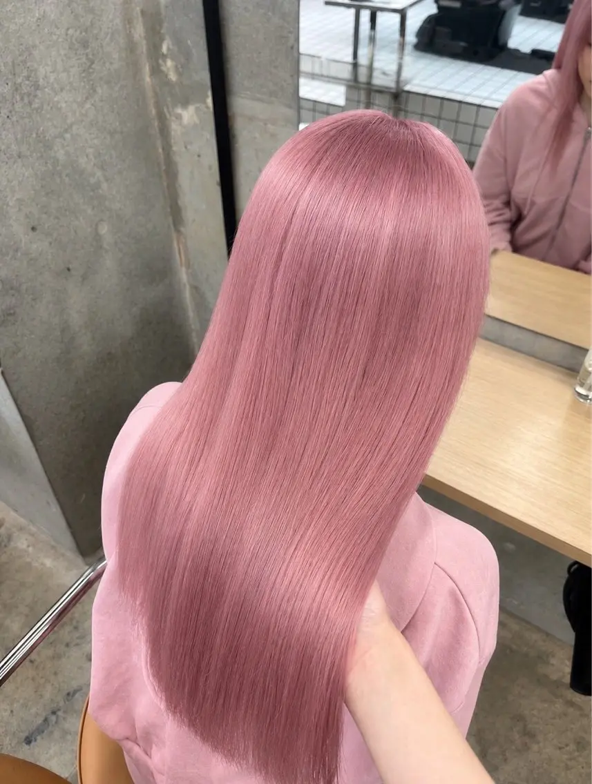 カラー ヘアカラー トリートメント 🍒透明感カラー× 艶髪🍒Mihoのヘアスタイル