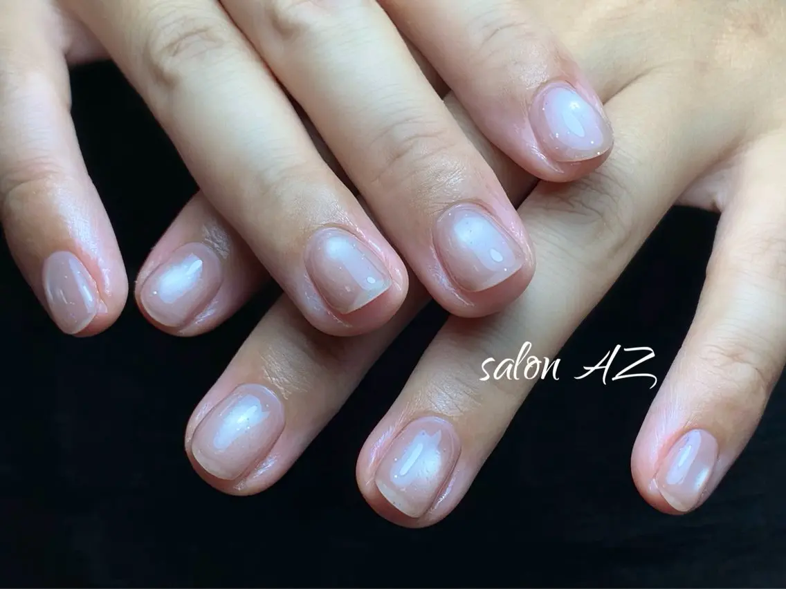 ネイル 持ち込み オフィスネイル スカルプネイル ハンドネイル salon AZ NANAのネイルデザイン