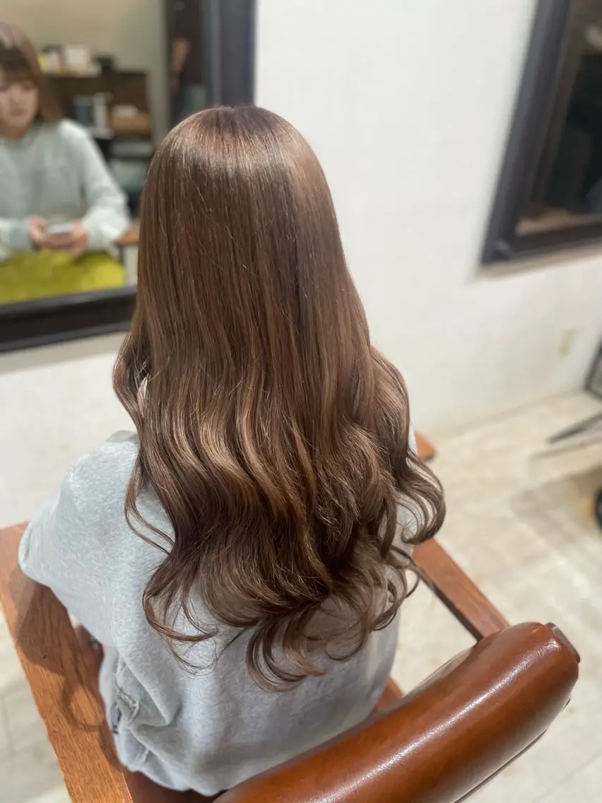 セミロング エクステ orque deux .kannaのヘアスタイル
