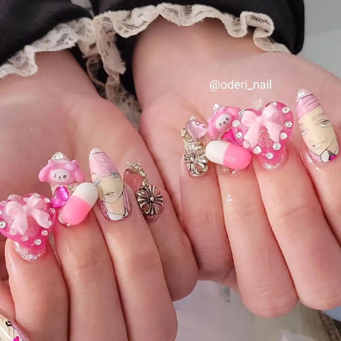 ネイル アートネイル ジェルネイル おで@ oderi_nailのネイルデザイン