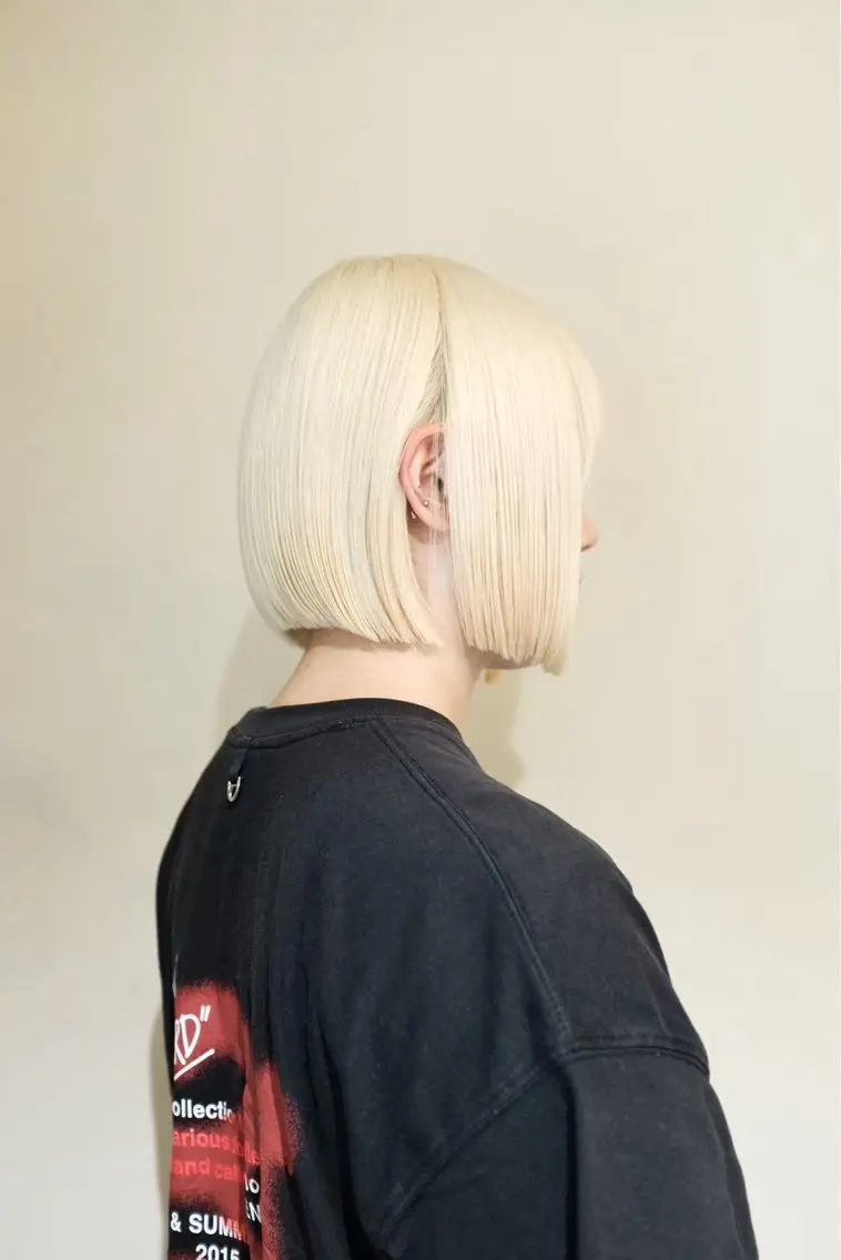 ミディアム カラー ヘアアレンジ カット ヘアカラー トリートメント OPUSダブルカラー ケアブリーチのヘアスタイル