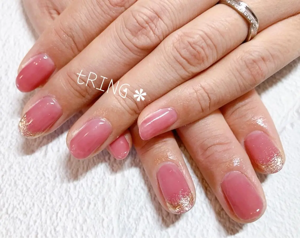 ネイル ハンドネイル tRING＊ しいの木台のネイルデザイン