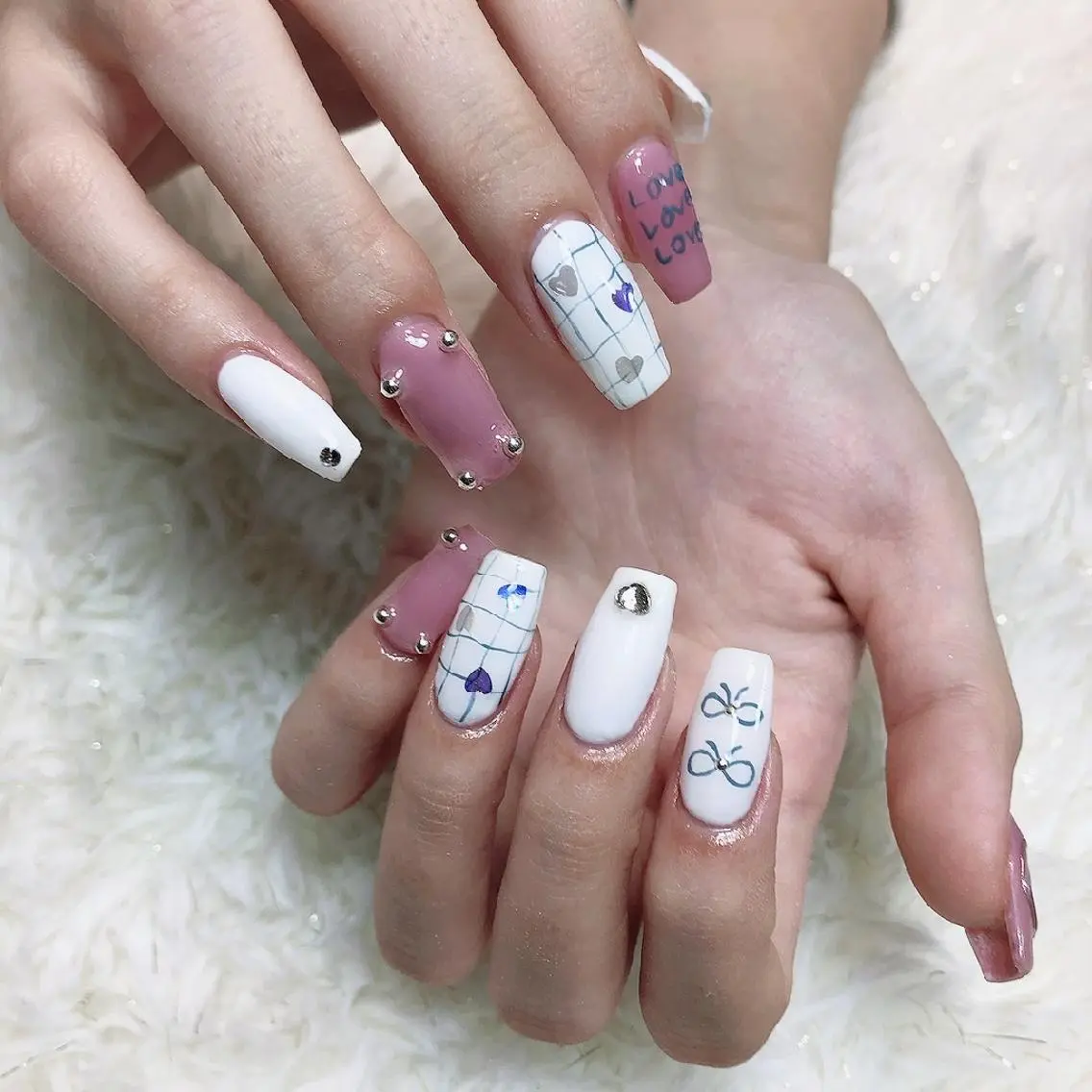 ネイル ロング ☺︎山部 志麻☺︎のネイルデザイン