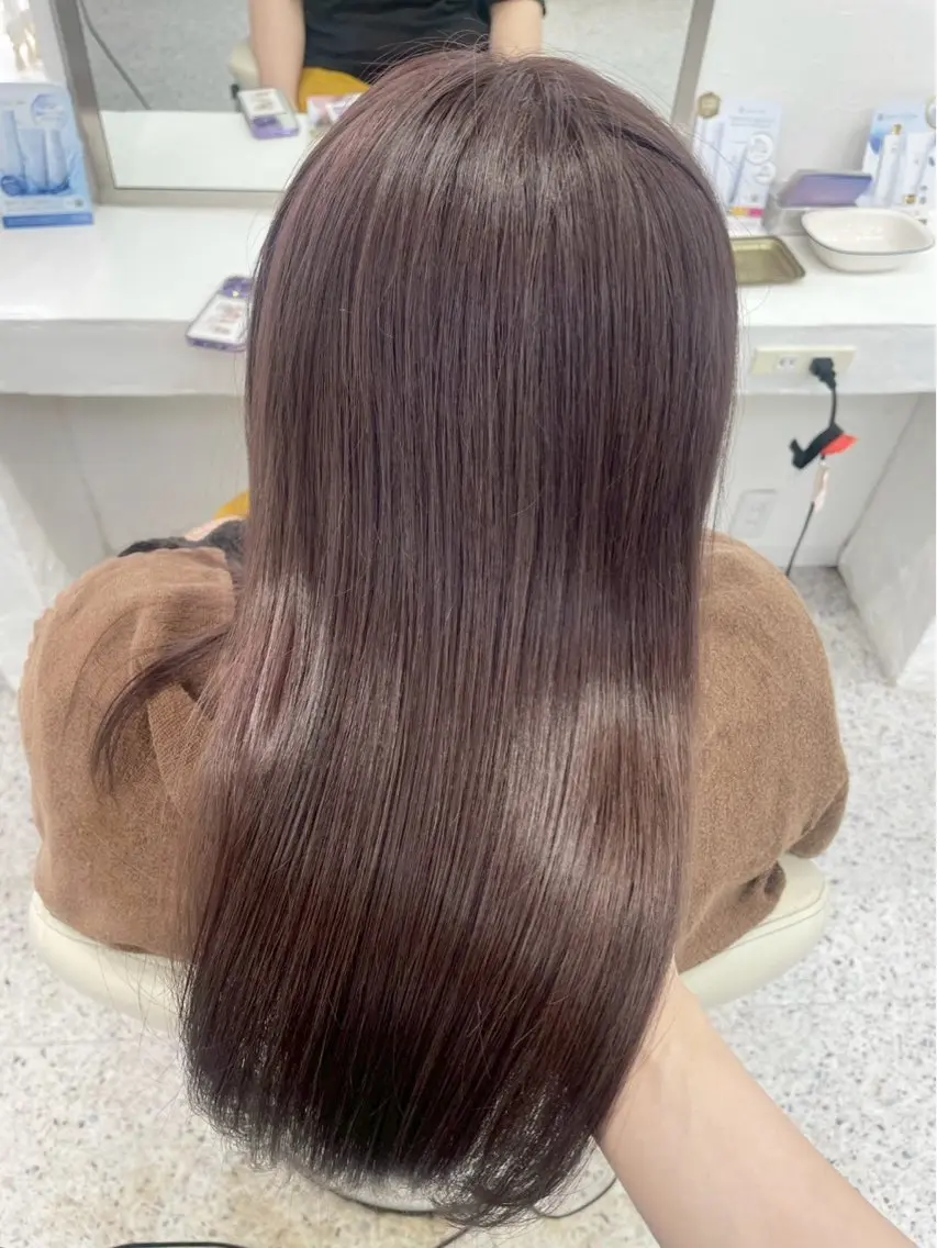 【新規限定】cut➕髪質改善ストレートの写真