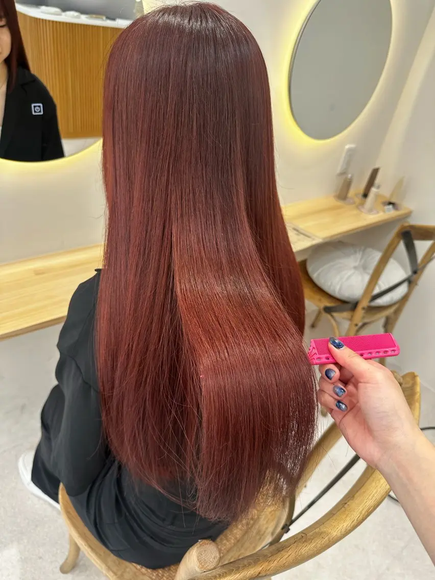 ロング カラー 🪭risa 暖色/レイヤー🪭のヘアスタイル