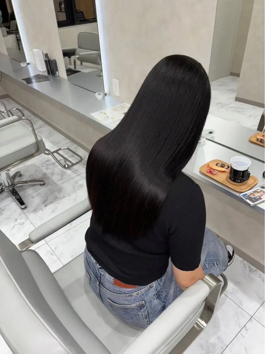 【ご予約殺到中】髪質改善ストレート+カットの写真
