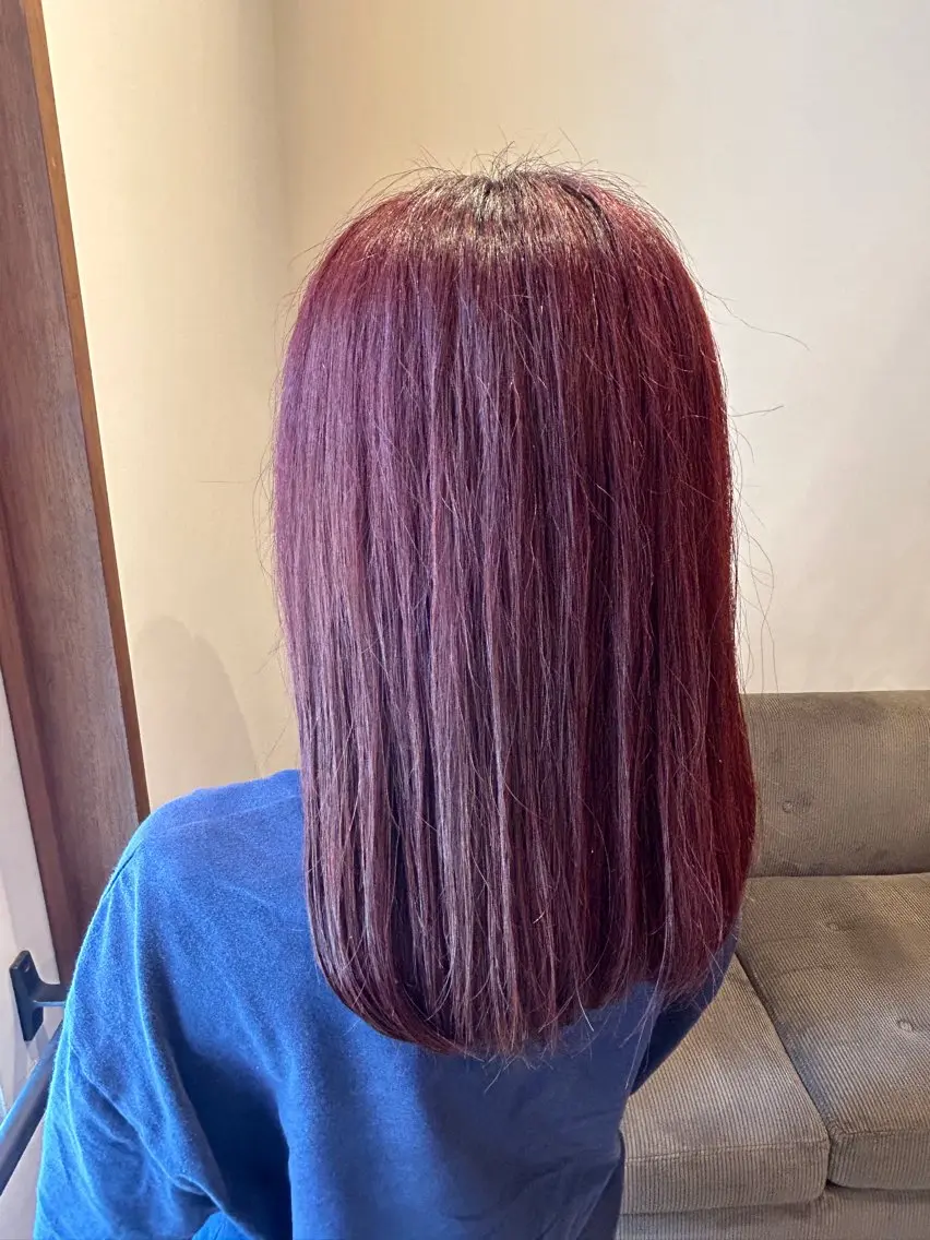 セミロング カラー 🤍江坂 ハヤシアヤナ🤍のヘアスタイル