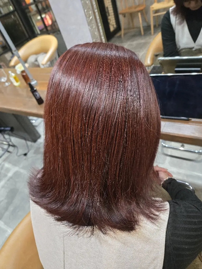 カラー 鶴ヶ峰ショート・ボブ 🎀渡邊 愛結🎀のヘアスタイル