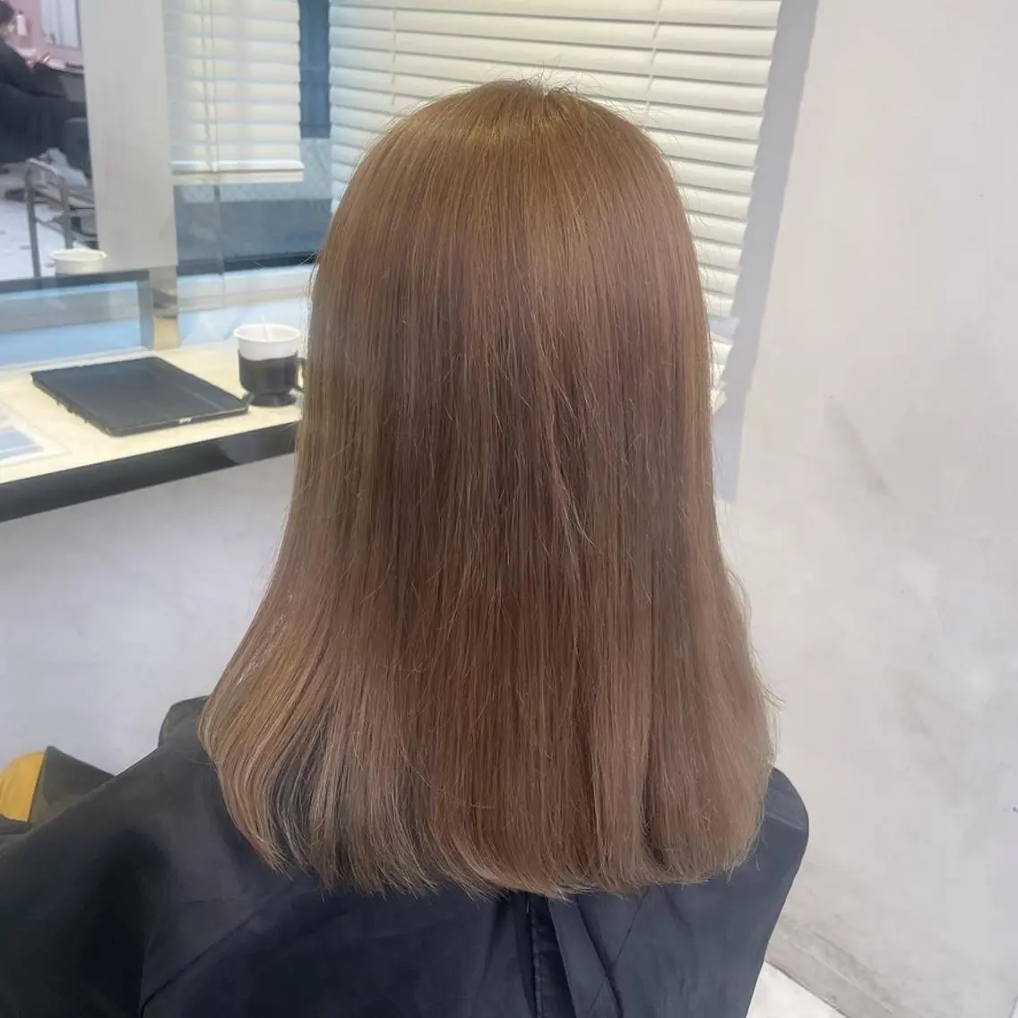 カラー ベージュ・ラベンダー カラー🎀りりのヘアスタイル