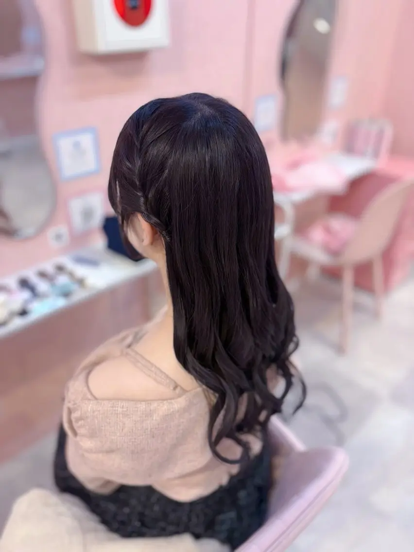 ロング ヘアセット LARME ヘアメ りほのその他イメージ