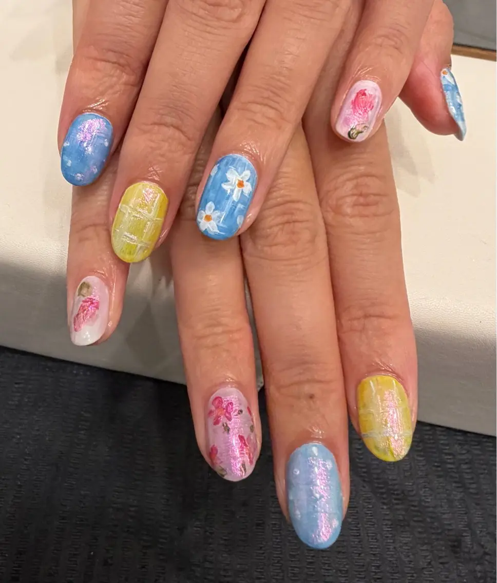 ネイル ハンドネイル ハンドケア 爪の絵描き屋 ミテネイルのネイルデザイン