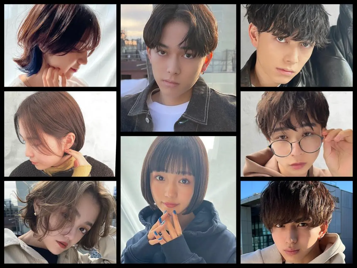 ショート カラー パーマ メンズ ショートヘア 髪質改善×韓国ヘア 透け感カラーやまたつのヘアスタイル