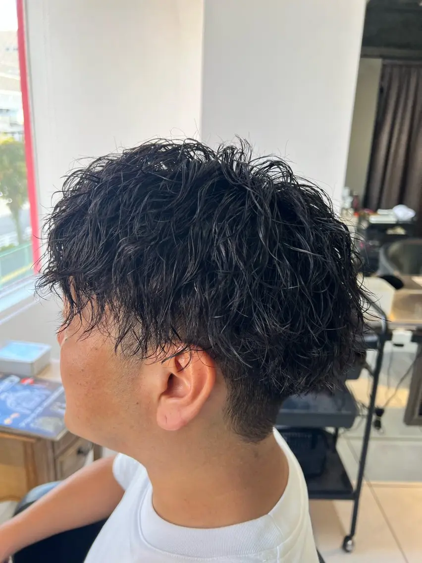 パーマ メンズ カット パーマ パーマ特化美容師 茂木広幸のヘアスタイル
