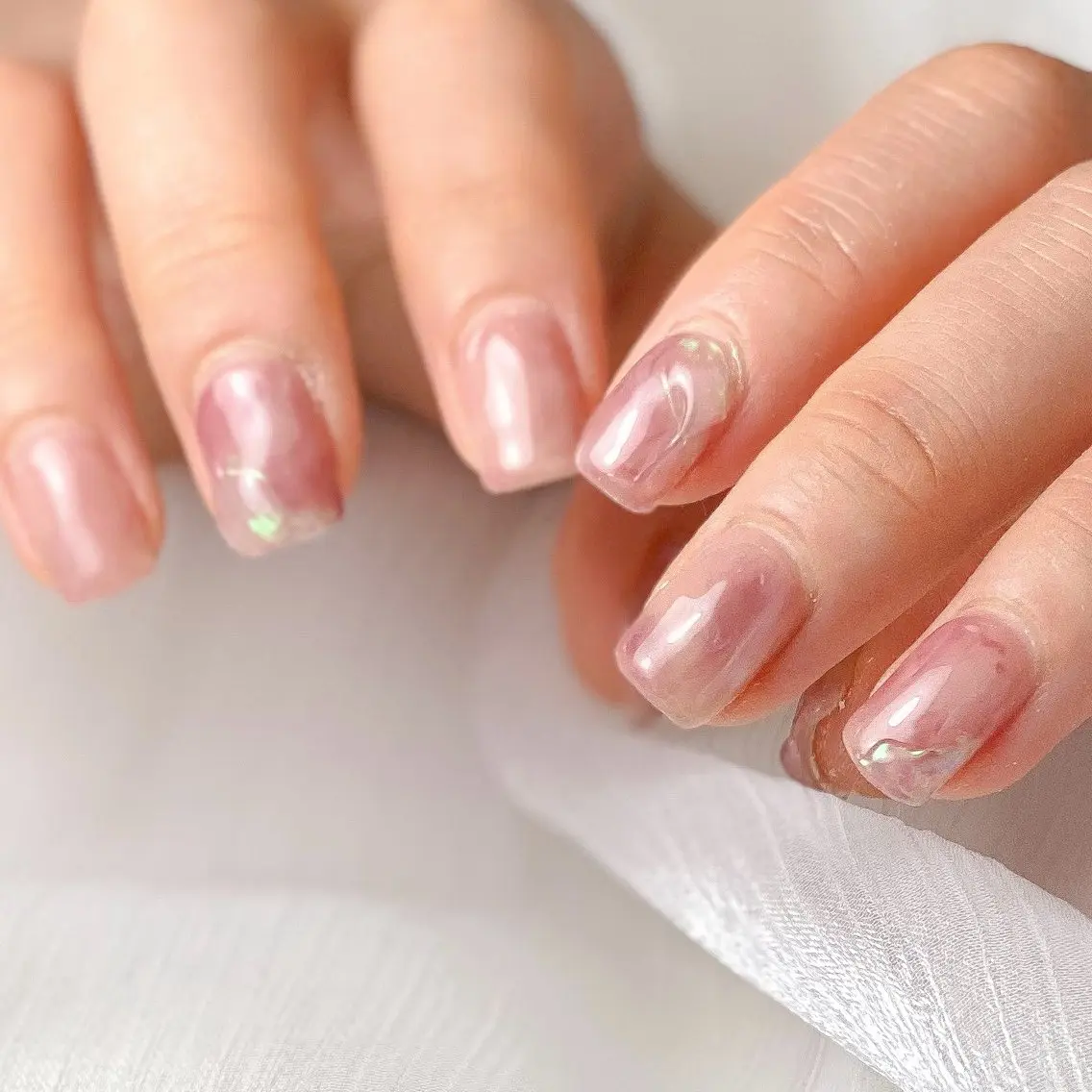 ネイル ニュアンスネイル muguet🎀 chikaのネイルデザイン