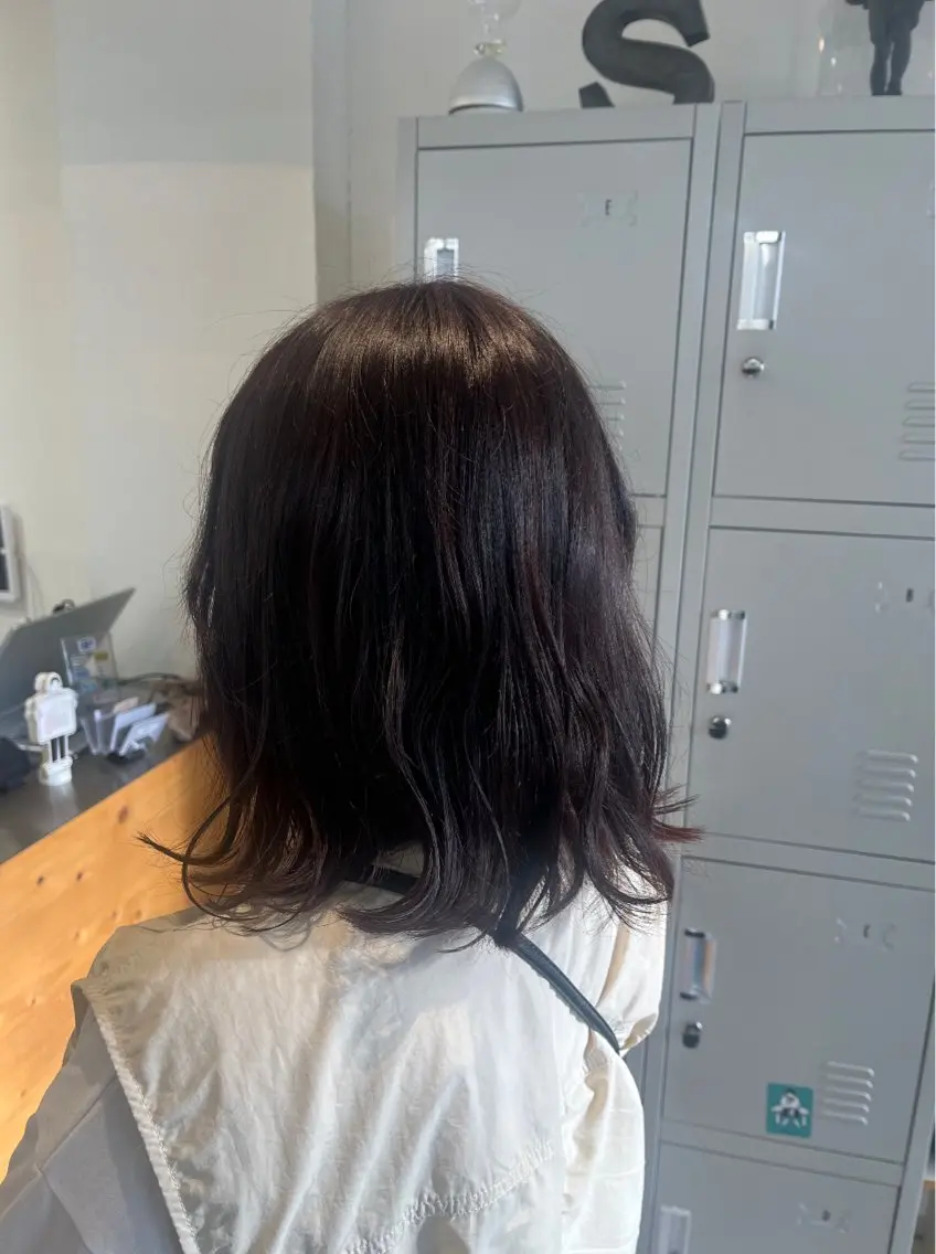 カラー ブラウンカラー サワダ ミナミのヘアスタイル