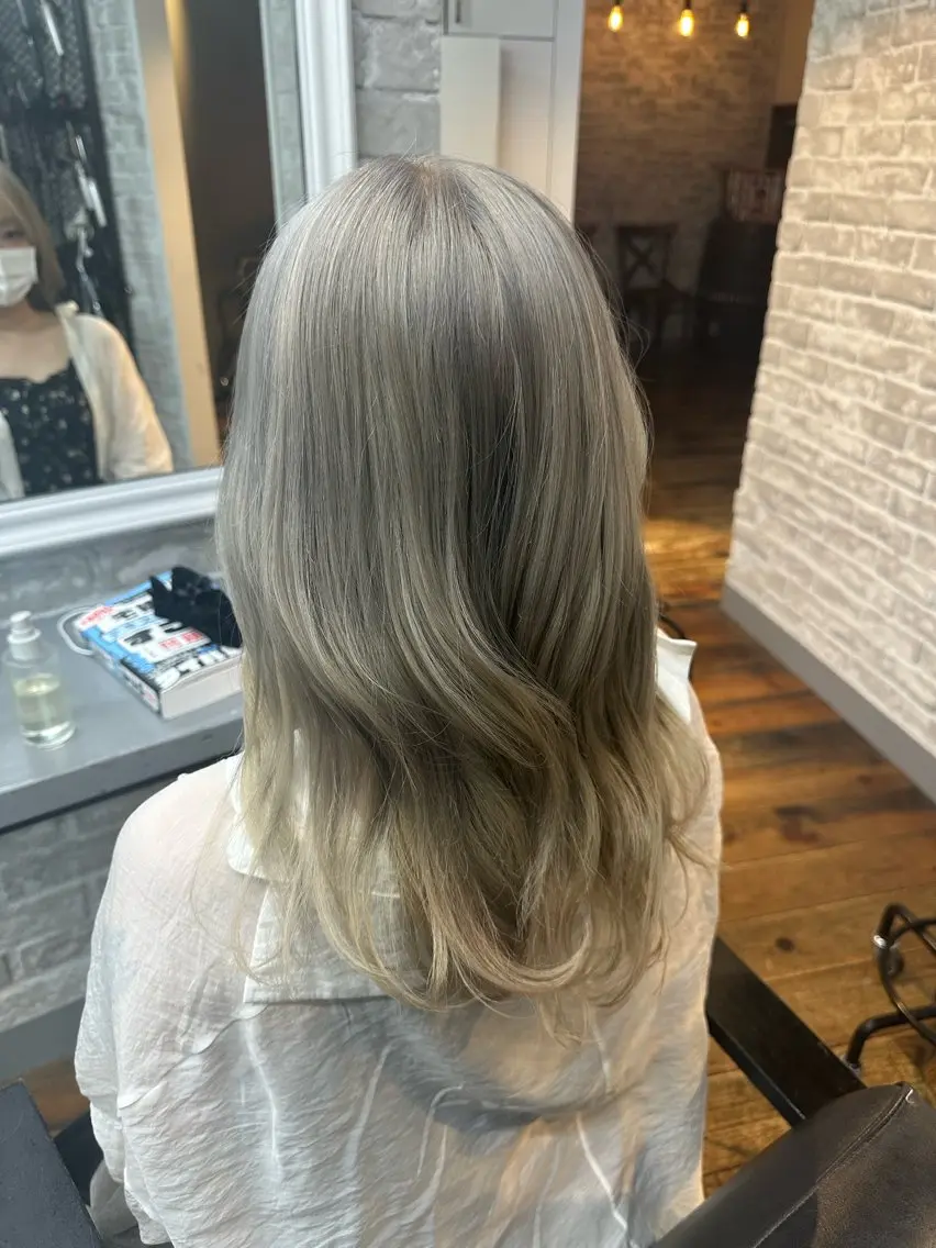 ロング カラー 🩵メンズショート✨ パーマスタイル みくのヘアスタイル