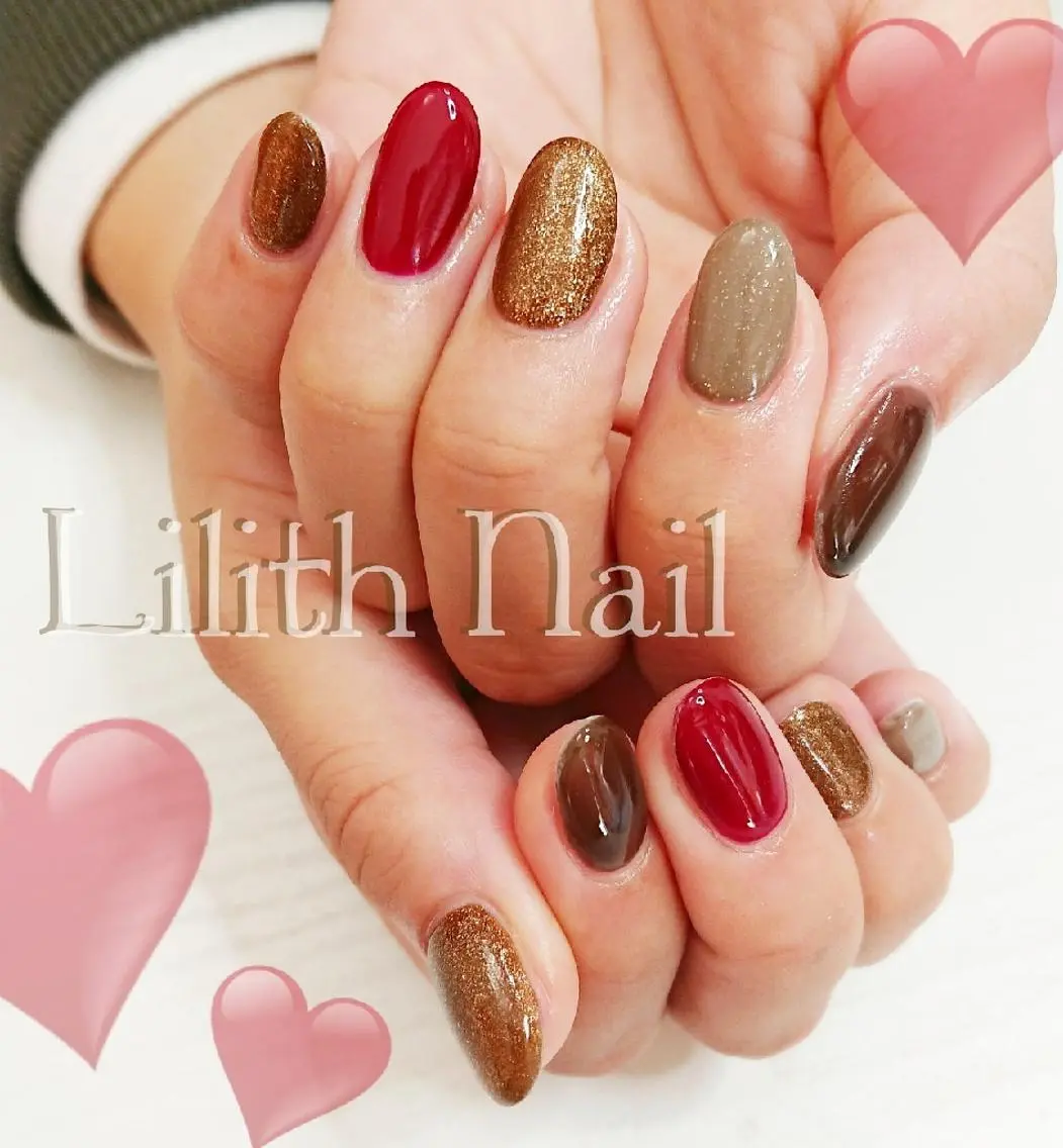 ネイル ワンカラーネイル ハンドネイル Lilith Nailのネイルデザイン