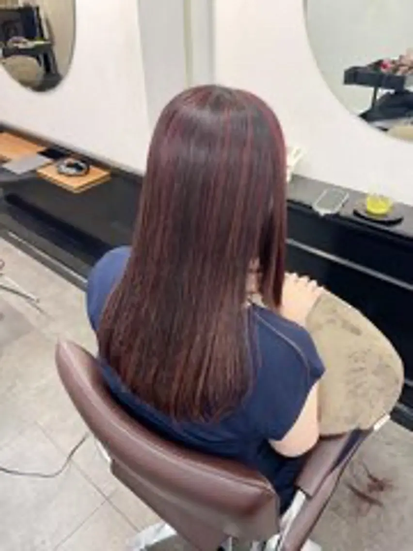 ロング カラー ヘアカラー 💖透明感カラー💖 /✨ハイトーン/美優のヘアスタイル