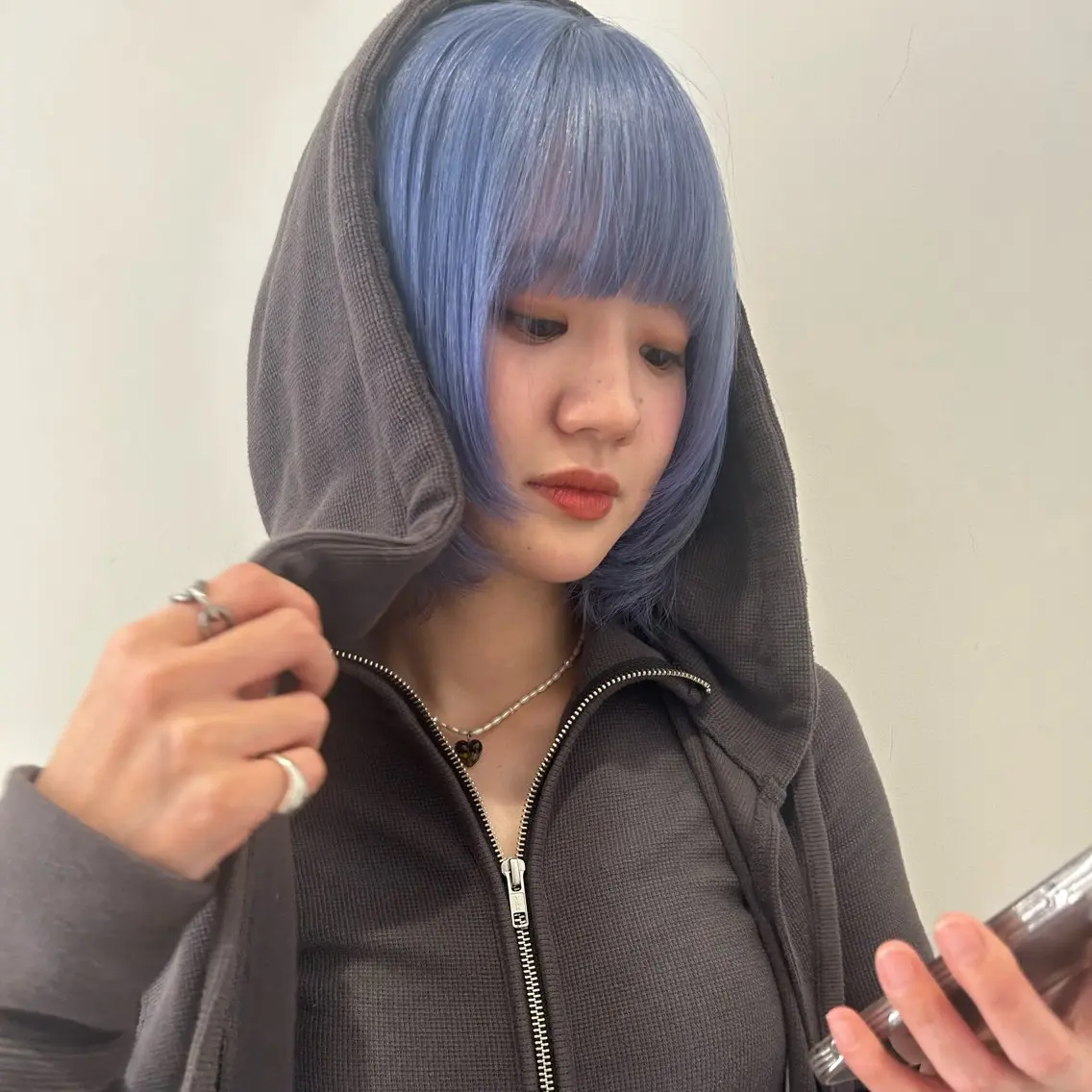 【ご新規様限定✨】前髪カット+リタッチブリーチ+カラーの写真