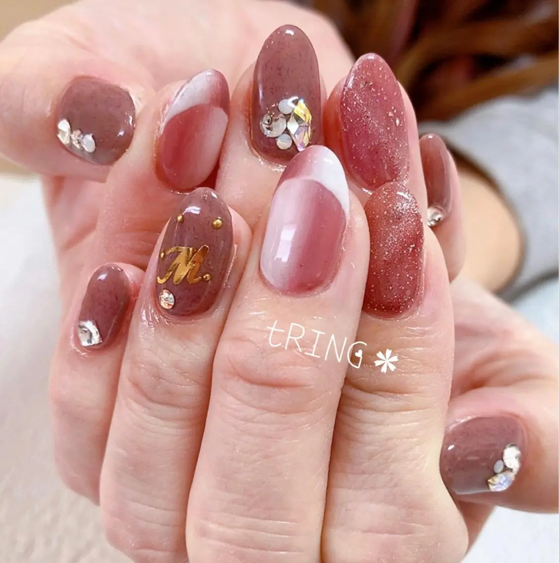 ネイル ハンドネイル tRING* しいの木台のネイルデザイン