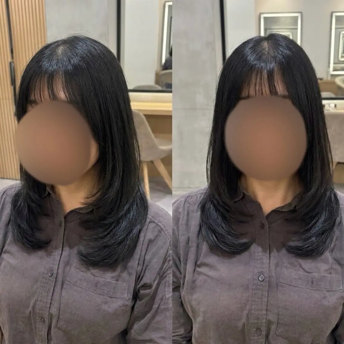 ミディアム 浦和/ジュエリ 美髪矯正×カット💎のヘアスタイル