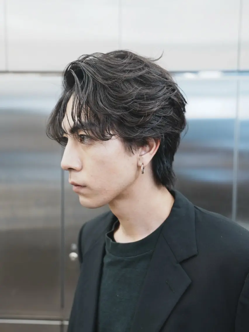 ショート カラー パーマ メンズ カット パーマ fifth 窪田潤平のヘアスタイル