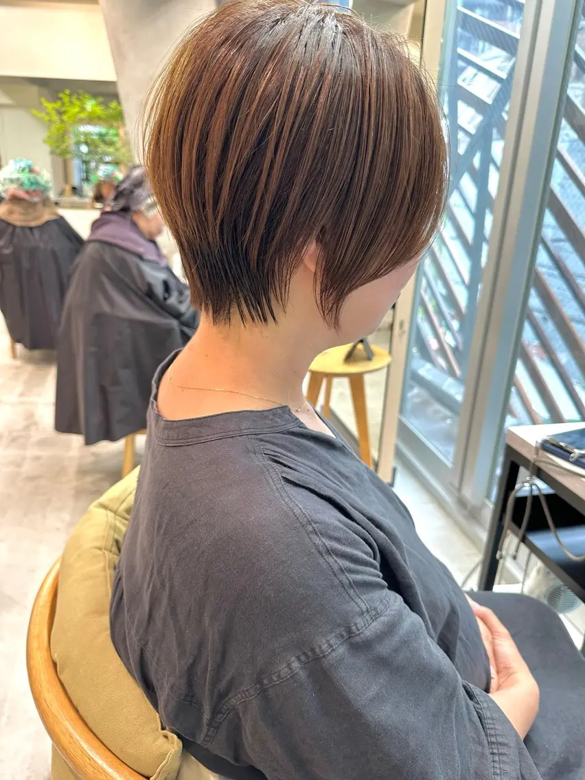 ショート カラー 似合わせカット ショートヘア 似合わせショート×透 明感/やじまたかしのヘアスタイル