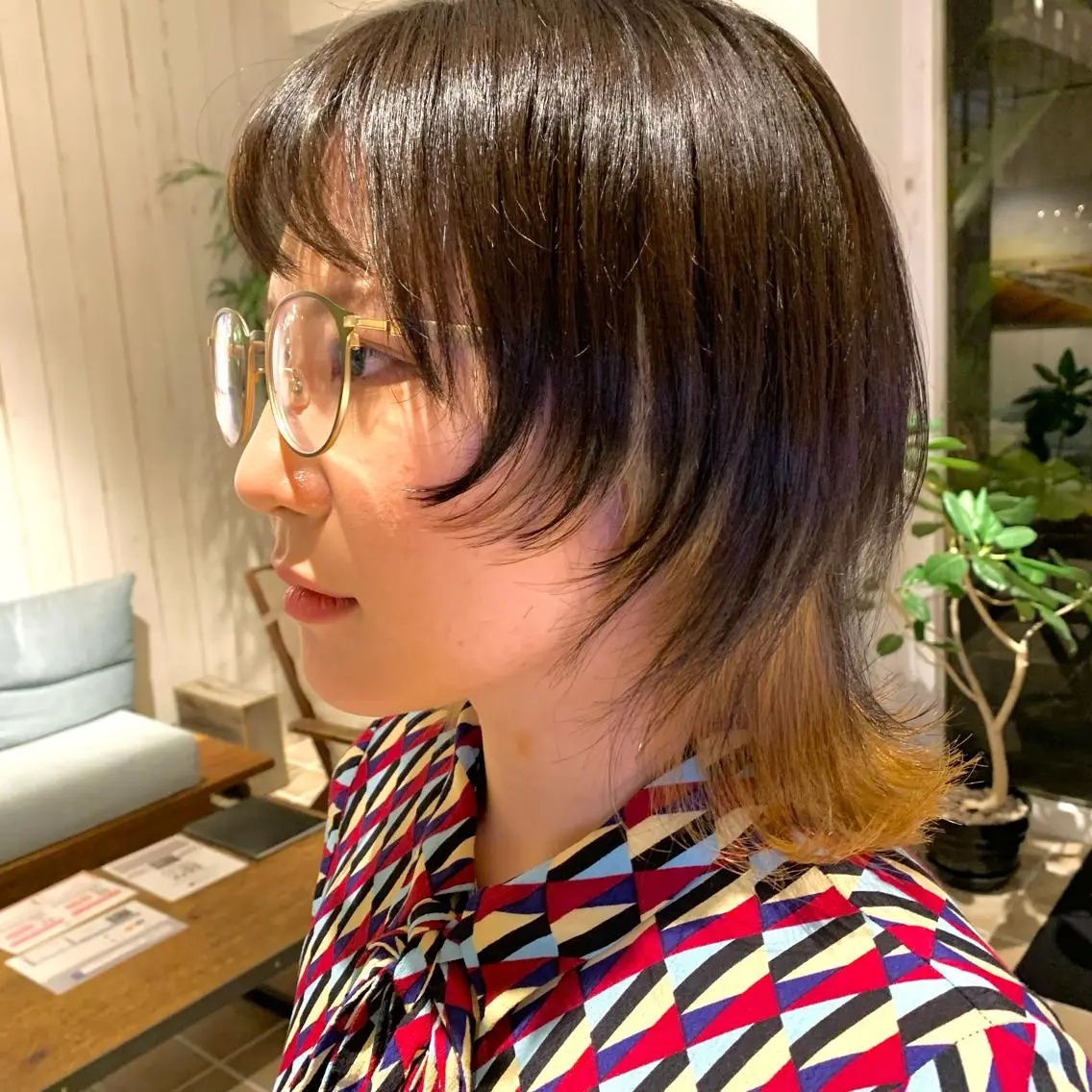 ミディアム カラー ウルフカット 【ロングウルフカット 姫カット】伊藤裕哉のヘアスタイル